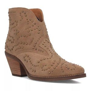 Dingo Studded Leather Bootie Size 6.5 NWT